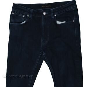 Nudie Jeans Lean Dean Dry Black Indigo Organic Cotton W31